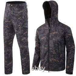Hommes Camouflage Veste Sets Outdoor Hunting Vêtements Ensembles Tactiques Militaires