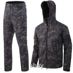 Hommes Camouflage Veste Sets Outdoor Hunting Vêtements Ensembles Tactiques Militaires