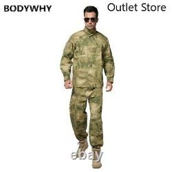 Hommes Militaire Uniforme Combat Shirt Man Army Tactical Camouflage Clothing Set