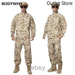 Hommes Militar Uniforme Tactique Militaire Outdoor Combat Camouflage Vêtements Spéciaux