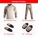Hommes Tactique Vêtements Militaires Combinaisons Camouflage Chemises Top Pantalons Ensembles Outfits