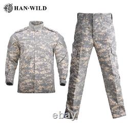 Hommes Uniforme Militaire Camouflage Suit Army Special Forces Vestes De Combat Pantalons