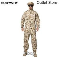 Hommes Uniforme Militaire Chemise Homme Armée Tactique Camouflage Ensemble De Vêtements