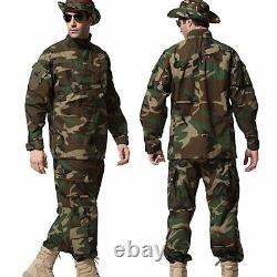 Hommes Uniformes Militaires Veste Et Pantalon De Combat Camouflage Multicam Costumes Nouveau Jeu
