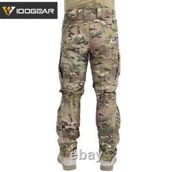 IDOGEAR Chemises et pantalons de combat militaires pour hommes Uniforme tactique BDU Armée SWAT Camo