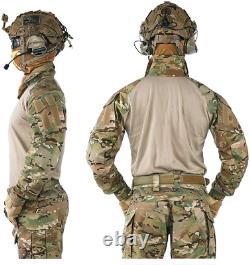 Idogear Hommes G3 Assault Ensemble D'uniforme De Combat Avec Knee Pads Multicam Camouflage Tac
