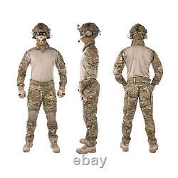 Idogear Hommes G3 Ensemble D'uniformes De Combat Avec Knee & Elbow Pads Vêtements De Camouflage