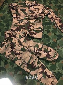 Italien Desert Bdu Arid Camo Camouflage Set 56 Chest 40w X 30l Set Jacket Pants