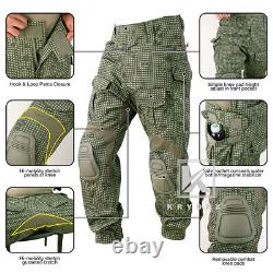 Krydex G3 Ensemble D'uniformes De Combat Chemise & Pantalons & Knee Pads Desert Night Camouflag