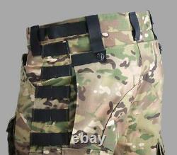 Les Nouveaux Hommes Tactique De Camouflage Armée Combat Militaire Pantalon T-shirt Set Swat Uniformes
