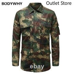 Manteau uniforme tactique militaire Ensemble de vêtements d'entraînement camouflage