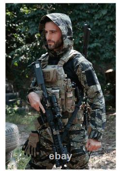 Mens Army Combat Tactique Shirt Pantalon Cargo Edr Uniforme Militaire Swat Camouflage