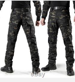 Mens Army Tactical Gen3 Costume De Combat Pantalon Militaire Camouflage Uniforme De L'edr