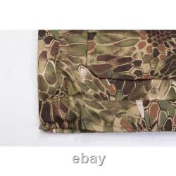 Mens Camouflage Uniforme Python Pattern Tactical Suits Outdoor Veste Pantalons Sets
