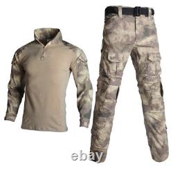 Mens D'entraînement Tactique De Camouflage T-shirt Et Pantalon G2 Cs Air Soft Amy Ensembles D'uniformes