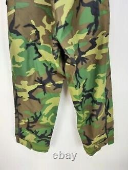 Militaire Temps Froid Parka Pantalons Set Camo Camouflage Vert Grande Veste Pantalon