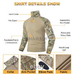 Mise à niveau de l'uniforme militaire Tactical G3 Combat Shirt & Pants pour vêtements Airsoft