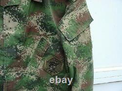 Modern Columbian Army Military Bdu Nato Digital Camo Camouflage Uniform Set (gb)
