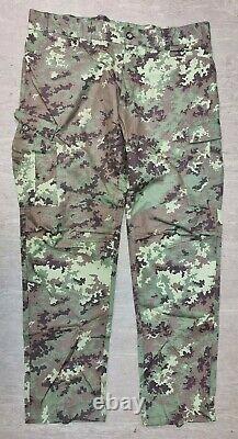 New Italian Army Issue Vegetato Bdu Camouflage Combat Shirt & Trouser Set
