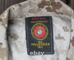 Nouveau Set Marine Corps Marpat Camouflage Numérique Med Pantalon Régulier Chemise Usmc