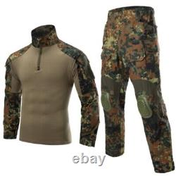 Nouvel ensemble de chemise et de pantalon de combat G3 avec genouillères, uniforme tactique militaire Gen3 1PC