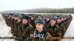 Officier Biélorusse Uniforme Militaire De Type Bois Camouflage New Set