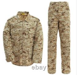 Outdoor Camouflage Tactical Uniforms Hommes Army Combat Suit Sets Vêtements Militaires