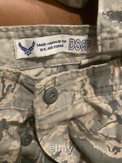 Pantalon D'uniforme Ocp De La Force Aérienne Américaine Complet, Pantalon, Chapeau Large Set Camouflage W Nom