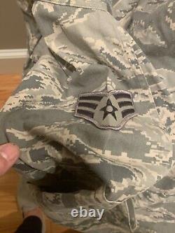 Pantalon D'uniforme Ocp De La Force Aérienne Américaine Complet, Pantalon, Chapeau Large Set Camouflage W Nom