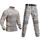 Pantalon Tactique Uniforme Militaire + Protections Ensemble De Camouflage De L'armée Chemise De Combat Set De Cargaison