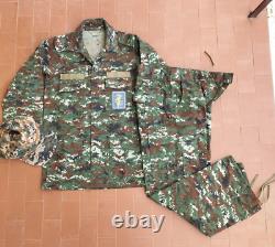 Rare Basij Ensemble Uniforme + Cap Irgc Pantalon Persan Army Camouflage