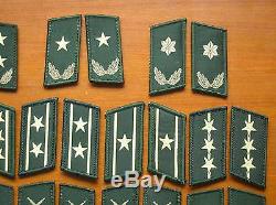 Série 07 Chine Pla Armée Camouflage Collier Uniforme Rang Badge, Ensemble, 22 Paire