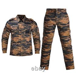 Tenue de camouflage tactique de l'armée militaire Airsoft uniforme chemise chasse vêtements