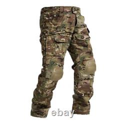 Tenue militaire de travail : chemises de combat tactiques en camouflage, pantalons cargo, costumes de l'armée