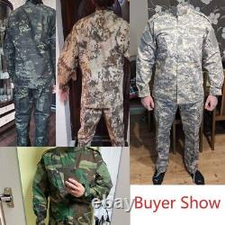 Tenue tactique de camouflage militaire pour hommes, ensemble chemise de combat et pantalon de l'armée