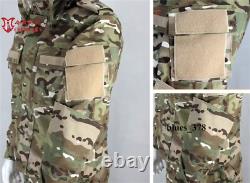 Traduisez ce titre en français : Veste d'assaut à capuche avec camouflage uniforme des forces spéciales SSO russes