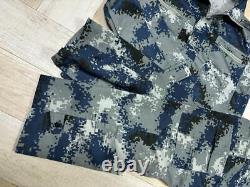 Uniforme de camouflage combat gris bleu noir travail