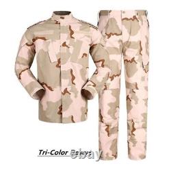 Uniforme de travail militaire tactique de combat camouflage bleu marine de l'armée