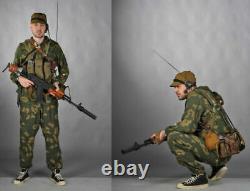 Uniforme militaire BDU Kzs de l'armée soviétique des années 80, taille 1, veste et pantalon en camouflage