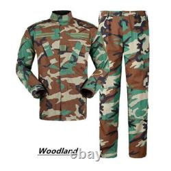 Uniforme militaire de combat tactique camouflé bleu marine