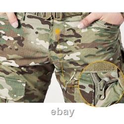 'Uniforme militaire pour homme, combat tactique, chemises et pantalons de chasse camouflage Multicam'