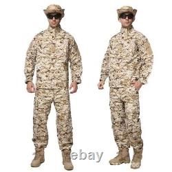 Uniforme militaire pour hommes - Vêtements spéciaux de camouflage tactique militaire pour le combat en extérieur
