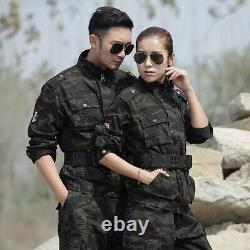 Uniformes militaires en coton camouflage tactique pour vêtements de chasse chauds.