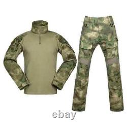 Uniformes tactiques pour hommes Ensemble de vêtements militaires à camouflage Pantalon de l'armée Chemise de combat