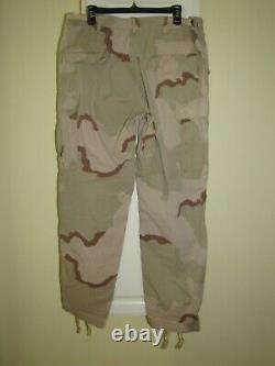 Us Military Desert Camouflage Jacket Shirt & Pants Outfit Set Large Regular