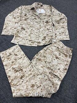 Usmc Desert Marpat Numéro Camouflage Jacket Blouse/pantes Moyenne Reg Set