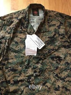 Usmc Marpat Digital Camouflage Uniform Set Small-long Top, Medium Regular Bottom