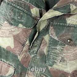 Veste et Pantalon Parachutiste Camouflage Denison Belge Original de 1956 Congo
