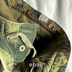 Veste et Pantalon Parachutiste Camouflage Denison Belge Original de 1956 Congo