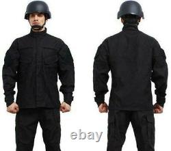 Veste et pantalon de combinaison tactique militaire en camouflage Ripstop pour hommes, 1 ensemble LUCK
